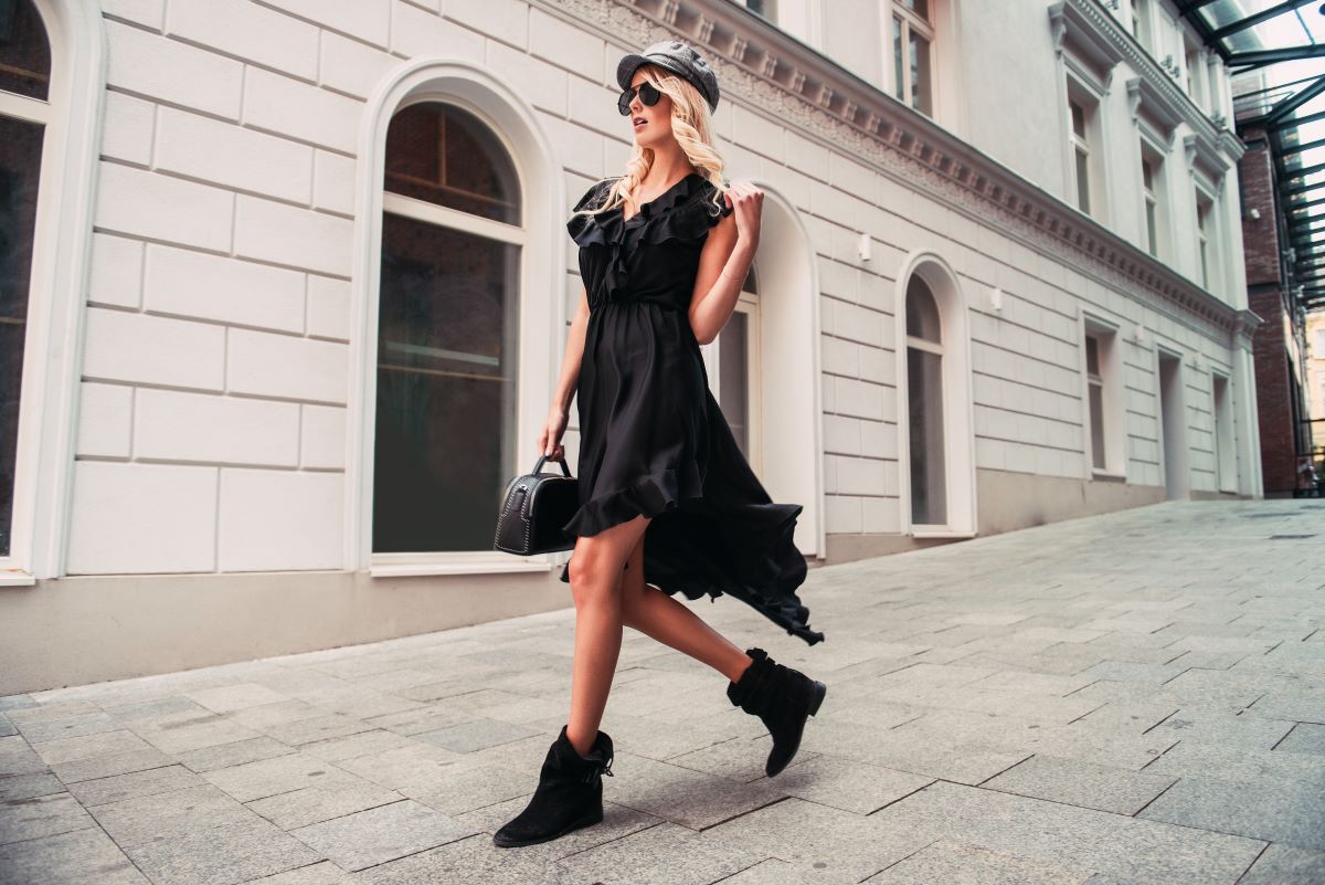 basic féminin robe noire