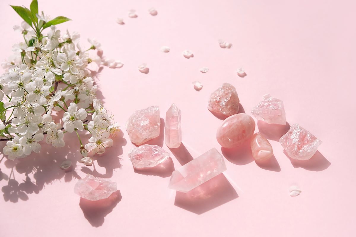 pierre de l'amour pierre quartz rose